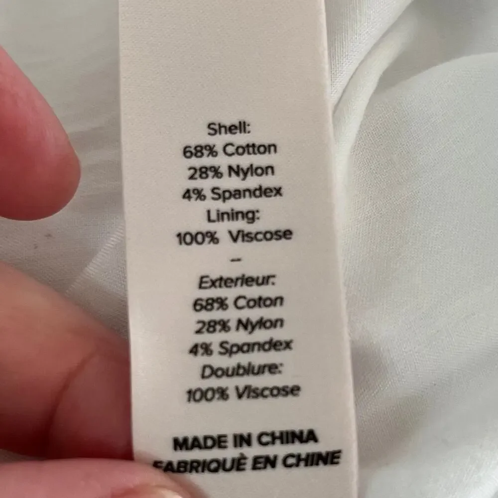 Cinq A Sept White Benita Double Bow Back Sleeveless Crewneck Midi Dress 2 NWOT - Picture 13 of 16